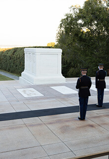 Tomb of the Unknown Soldier at Arlington Cemetery