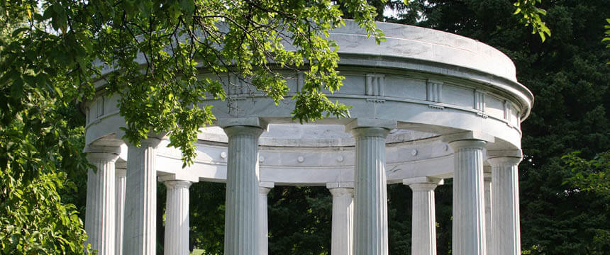 Forest Lawn Circular Stone Structure